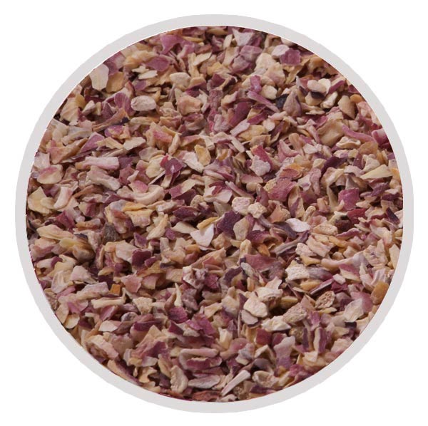 DEHYDRATED RED ONION CHOPPED